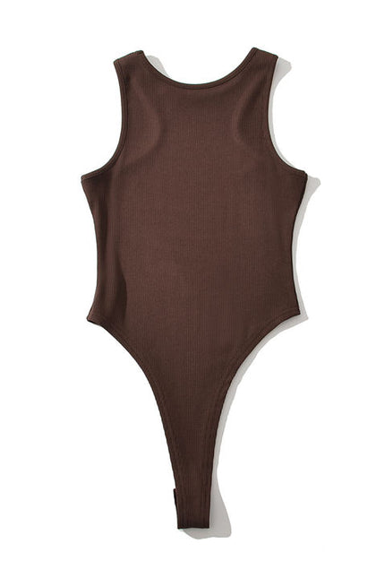 4 Colorway örme düz renk ekip boyun rahat moda Bodysuits kadınlar için