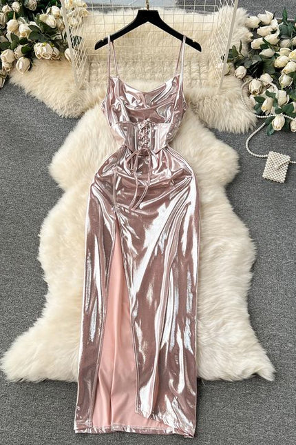 New Summer Fashion Solid Patchwork Dress Women Dresses