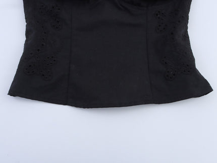 Black Color Shoulder Strap Hot Sale Casual Fashion Women's tank Top