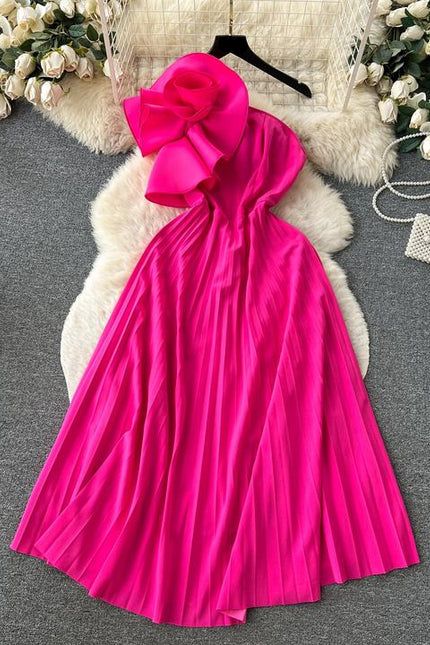 2024 Plus Size Verão Elegante Plissado Vestido Midi para As Mulheres Império Lace Vestidos Senhoras Vestidos de Noite Roupas Mulheres