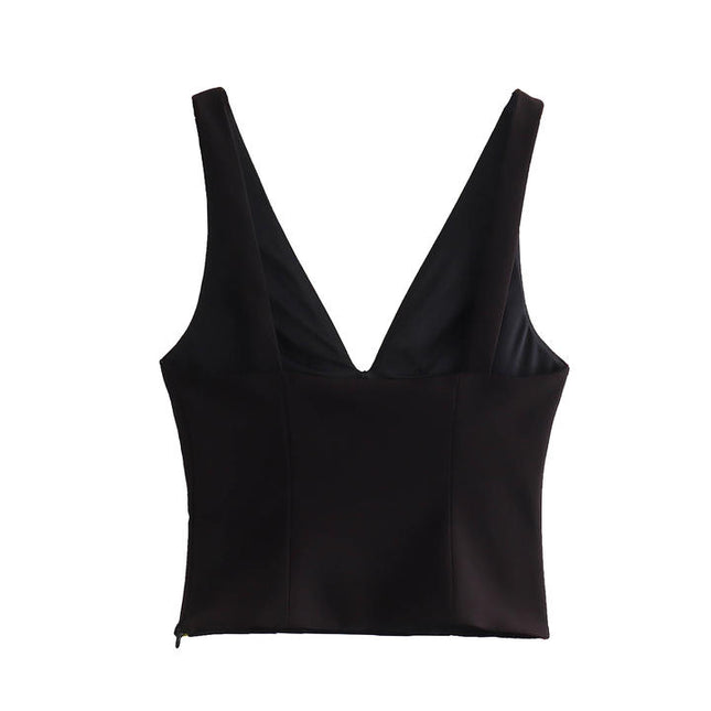 2 Colorway Solid Color Bow Tie Beading Casual Fashion Women's tank Tops