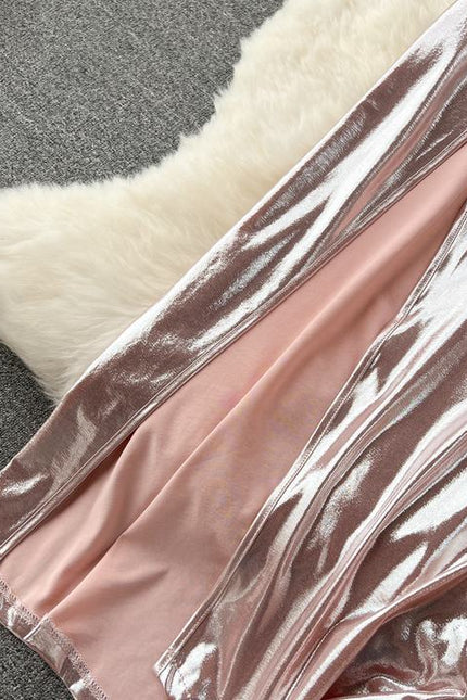 New Summer Fashion Solid Patchwork Dress Women Dresses