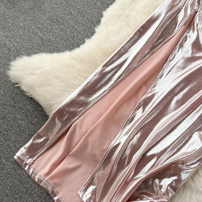 New Summer Fashion Solid Patchwork Dress Women Dresses