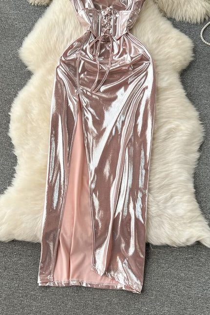 New Summer Fashion Solid Patchwork Dress Women Dresses
