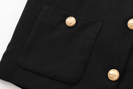 3 Colorway ekip boyun tek göğüslü uzun kollu düz renk rahat moda ceket kadınlar için