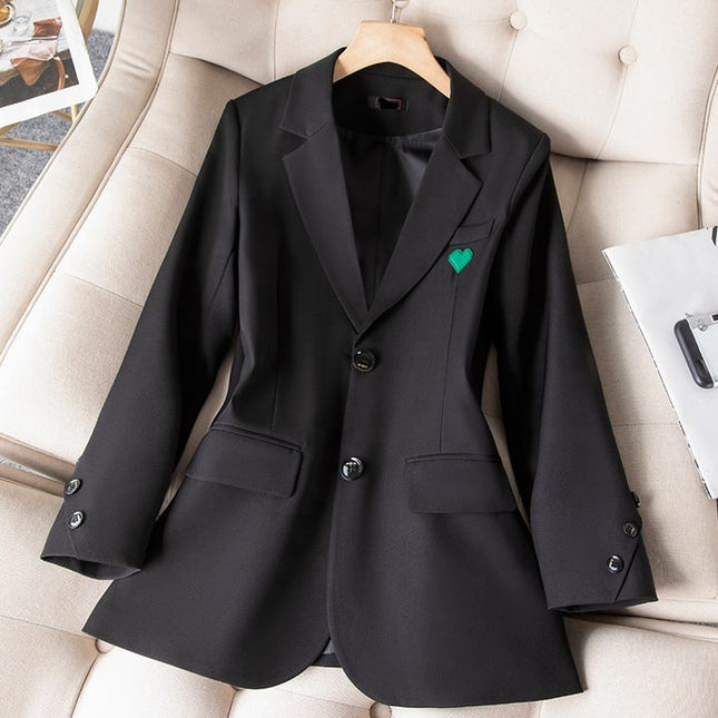 Suit Jacket Women Spring Autumn Casual Back Split Premium Feeling Suit Suit Workwear