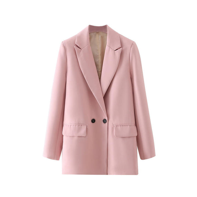 Wholesale Women Ladies Woman 12 Colors Coat Blazers Jacket Blue Femeninos Casual Stylish