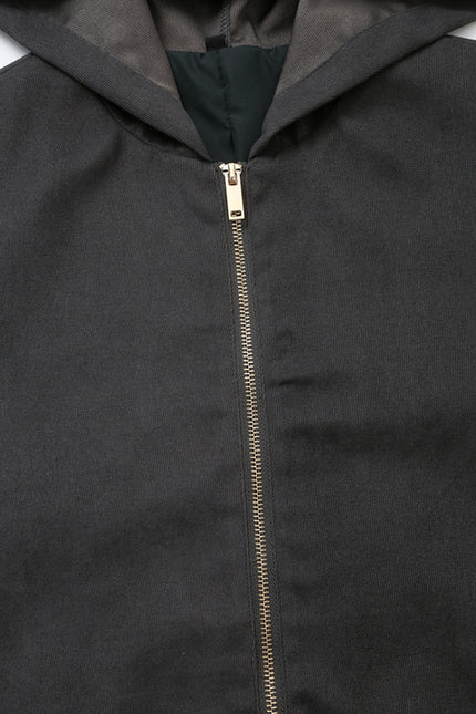 2 Colorway Zipper Fly Long Sleeve Hot Sale Casual Fashion Jacket with Hooded for Women