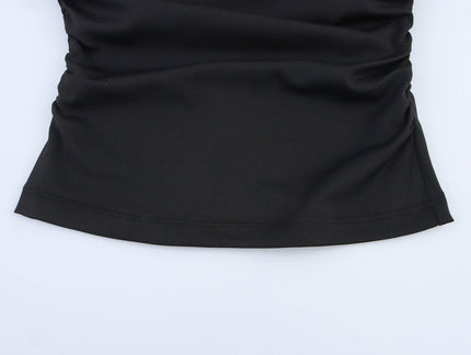 3 Colorway Solid Color Asymmetrical Design Casual Fashion Women's tank Tops