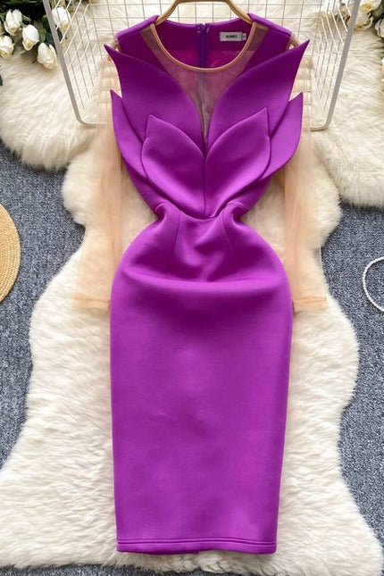 Women'S New Fashionable Elegant Splicing Dresses