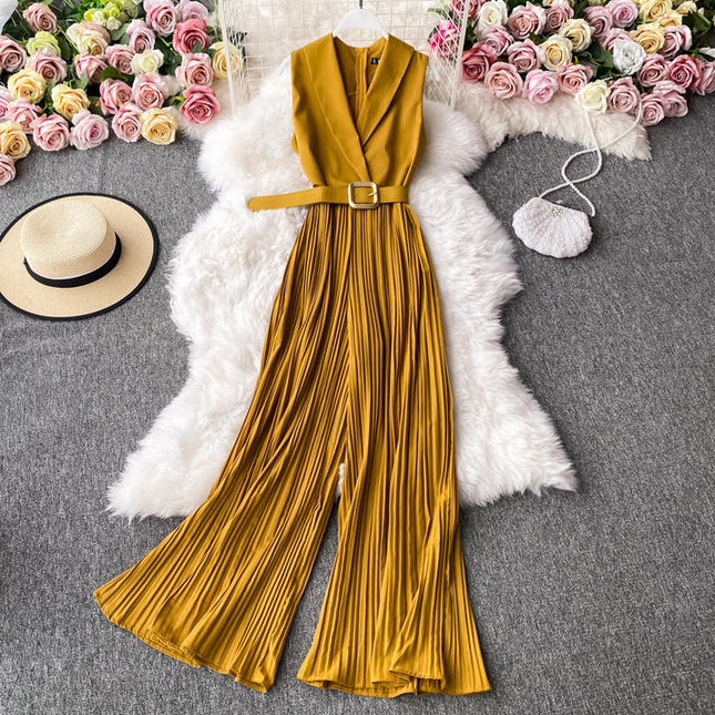Women's Fashion Slim Wide Leg Spring Women's Jumpsuits
