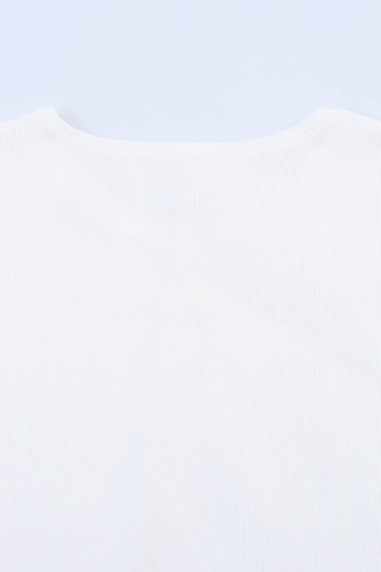 2 Colorway Crew Neck Sleeveless Hot Sale Casual Fashion t Shirt for Women