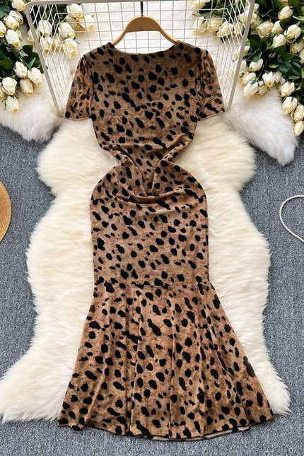 Vestido feminino infantil de verão novo elegante, vestido sexy com gravata plissada slim rabo de peixe