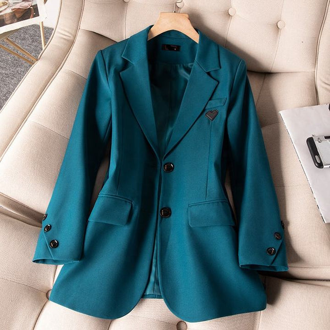 Suit Jacket Women Spring Autumn Casual Back Split Premium Feeling Suit Suit Workwear
