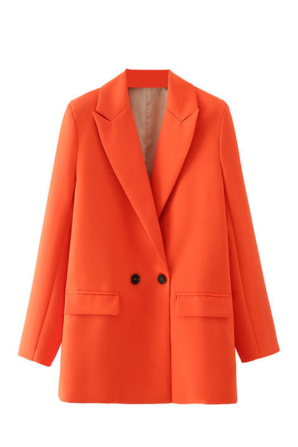 Wholesale Women Ladies Woman 12 Colors Coat Blazers Jacket Blue Femeninos Casual Stylish
