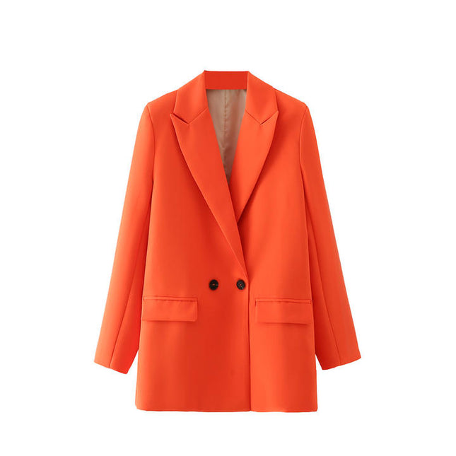 Wholesale Women Ladies Woman 12 Colors Coat Blazers Jacket Blue Femeninos Casual Stylish
