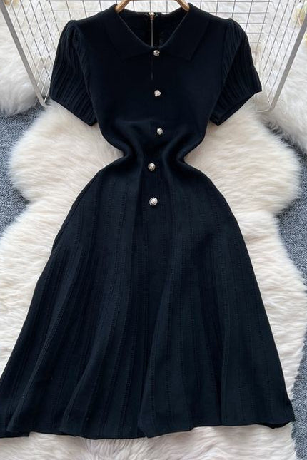 Short Sleeve Fashion Women Elegant Party Dinner Summer Casual Dresses