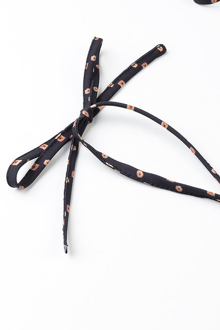 Waist Hollow Out Floral Print Multi Color Spaghetti Strap Casual Fashion Long slip Dress for Women