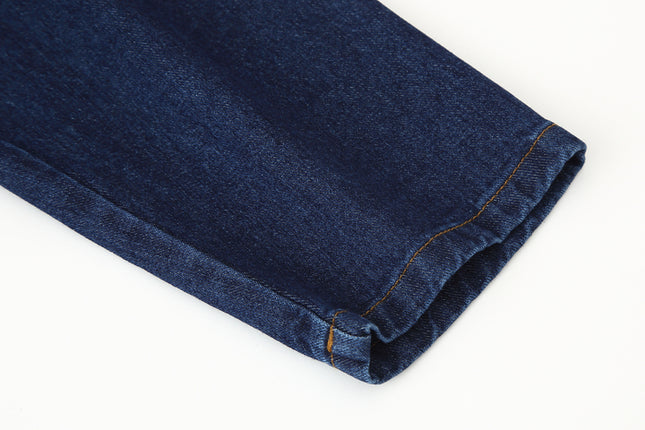 Denim Blue Color Sashes Long Sleeve Turn Down Collar Casual Fashion Jeans Jacket for Women