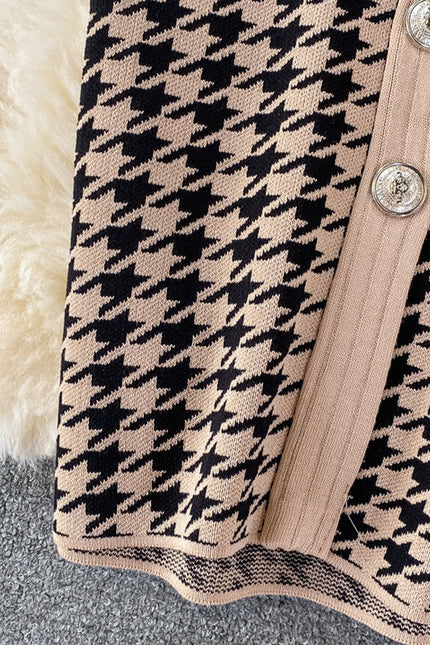 Short Sleeve V-neck Sheath Dress Summer Vintage Knitting High Waist Midi Dress Ladies Casual Dress Clothes Women Wholesale