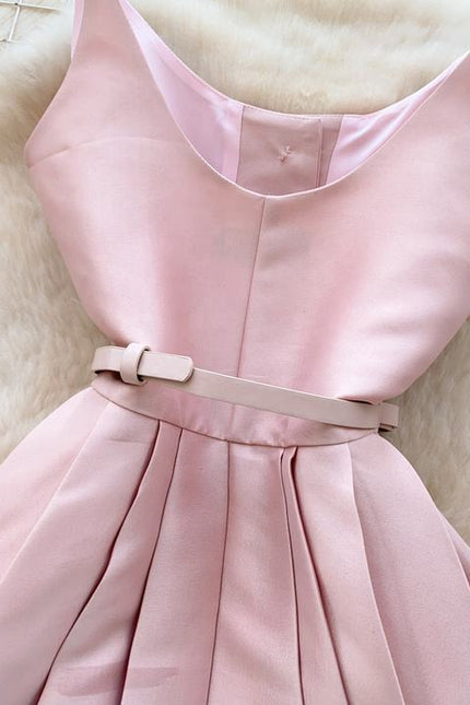 New Design Sense V-neck Backless Retro Solid Color Women's Casual Dress Prom Dress