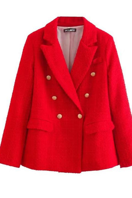 Latest European and America Long Sleeve Woman Oversize Blazer Jacket Women