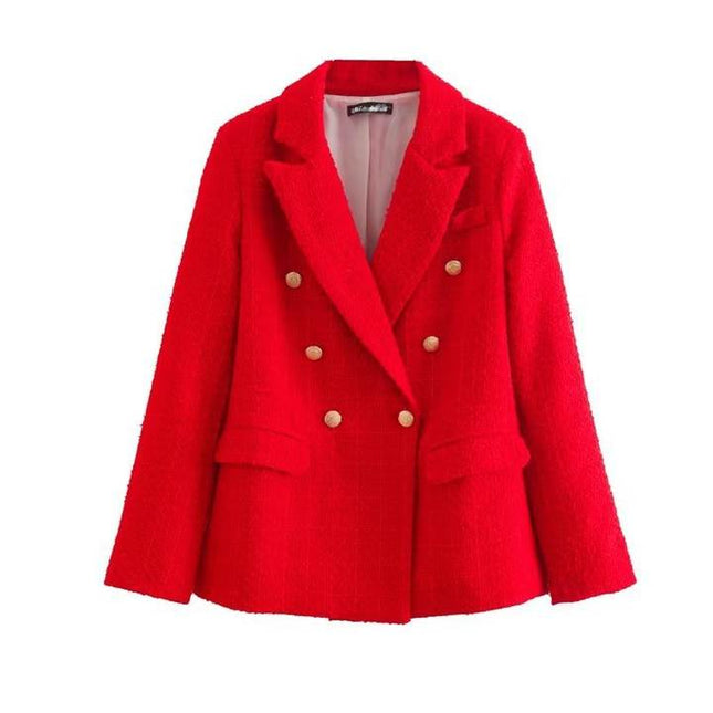 Latest European and America Long Sleeve Woman Oversize Blazer Jacket Women