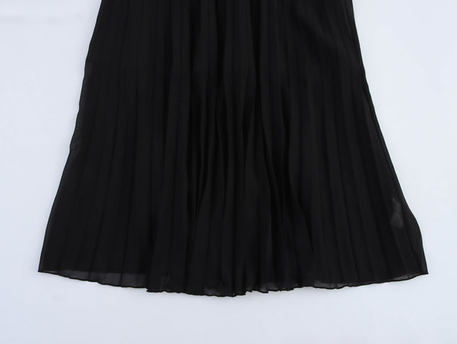 Strapless Black White Color Hot Sale Casual Fashion Long Dress for Women