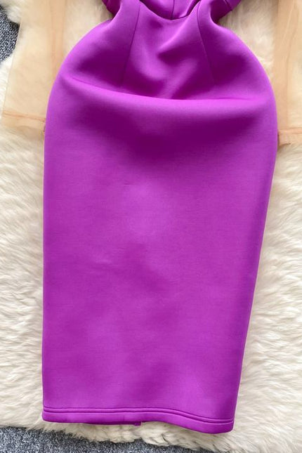 Women'S New Fashionable Elegant Splicing Dresses