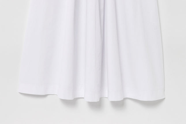 4 Colorway Elastic Waist Solid Color Crew Neck Casual Fashion Long Dress for Women