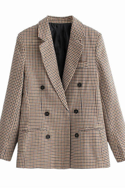 Wholesale Winter Double Breasted Blazers Coats Ladies Women Jackets Suits Office Formal