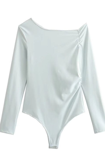 2 Colorway Solid Color square Collar Long Sleeve Solid Color Casual Fashion Elegant Women One Piece Jumpsuit