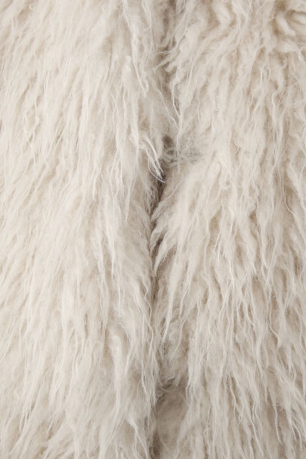 Turn Down Collar Beige Color Long Sleeve Zipper Fly Hot Sale Casual Fashion Winter Feather Jacket for Women