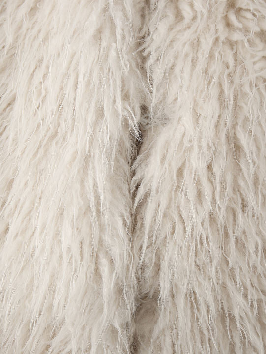 Turn Down Collar Beige Color Long Sleeve Zipper Fly Hot Sale Casual Fashion Winter Feather Jacket for Women