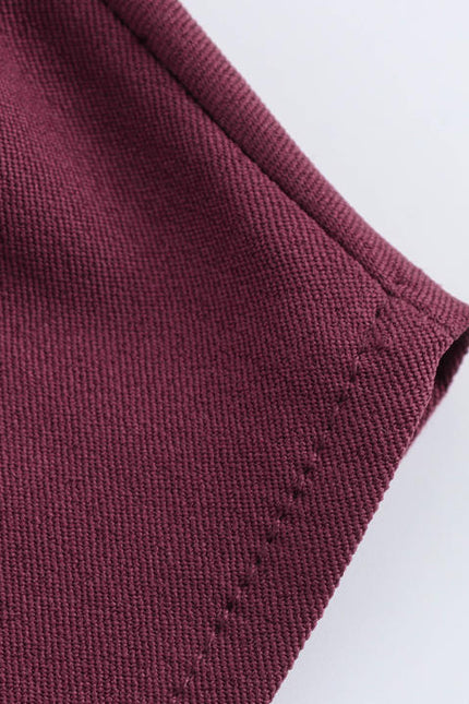Asimetrik tasarım düz renk kolsuz fermuar Fly Casual moda zarif kadınlar için bluz Tops