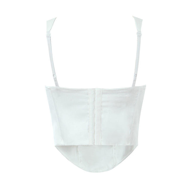 2 Colorway Shoulder Strap Front Lace up Solid Color Casual Fashion Women's Crop tank Tops