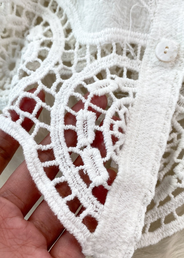 Spring and Autumn Fashion Long Sleeve Stereoscopic Flower Lace Splicing Shirt Women's Casual Tops