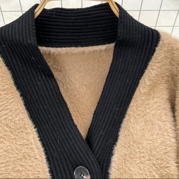 Autumn Winter Fashion New High Quality Long Sleeve Knitted Cardigan Sweater Vest Dress Set Women