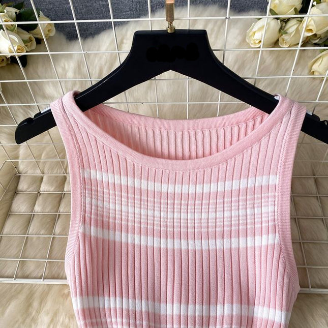 Elegant Evening Dresses Summer New Knitted Dress