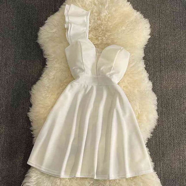 Dresses Women Summer Fashion Elegant Sexy Strapless A-line Dresses