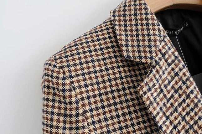 Wholesale Winter Double Breasted Blazers Coats Ladies Women Jackets Suits Office Formal