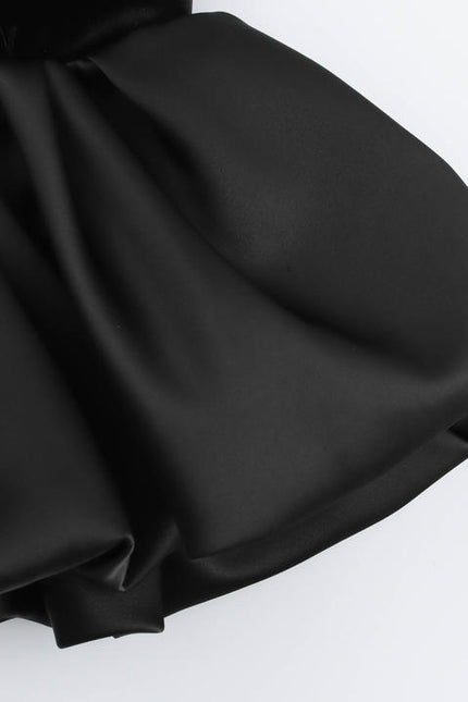 Askısız siyah renk kolsuz fermuar Fly Casual moda mütevazı bluz kadınlar için Tops