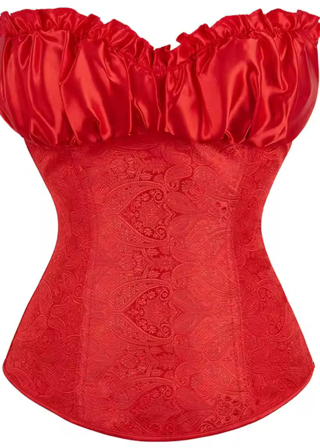 Gothic Steampunk Overbust Corset Top