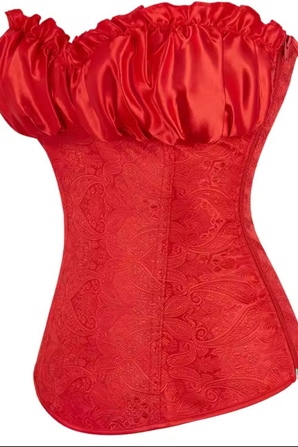Gothic Steampunk Overbust Corset Top