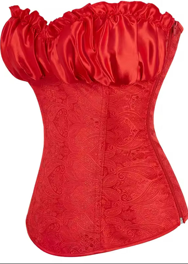 Gothic Steampunk Overbust Corset Top