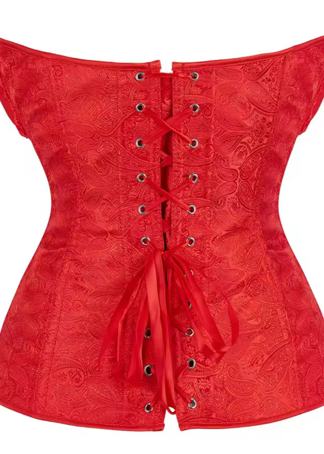 Gothic Steampunk Overbust Corset Top
