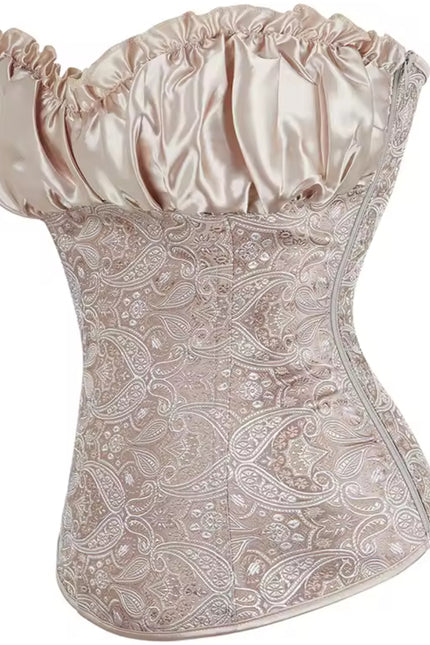 Gothic Steampunk Overbust Corset Top