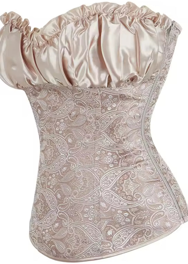 Gothic Steampunk Overbust Corset Top