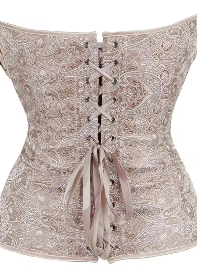 Gothic Steampunk Overbust Corset Top