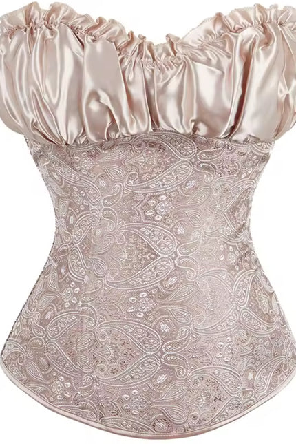 Gothic Steampunk Overbust Corset Top